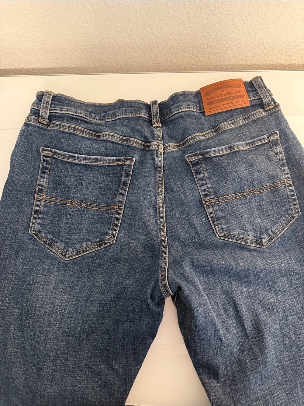 Lucky Brand Men’s Indigo 121 Slim Straight Leg Jeans Size 34x32 - Picture 10 of 11